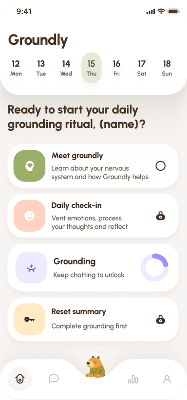 Daily Grounding Menu